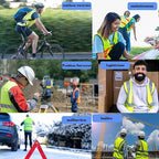 Custom Safety Vest High Visibility Customize Class 2 for Men Personalized Two Tone Logo Work Vests for Construction