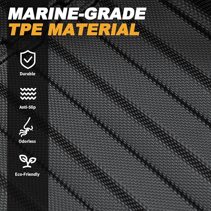 Truck Bed Mat for Toyota Tundra 2022-2026, All Weather Truck Bed Liner for 2026 2025 Toyota Tundra Accessories, 5.5FT TPE Cargo Liner Truck Mat