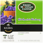 Green Mountain Coffee K-Cup, Wild Mountain Blueberry, 12-Count