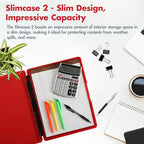 Dexas Slimcase 2 Plastic Clipboard with Storage and Side Opening