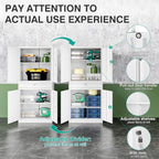 SISESOL White Metal Storage Cabinet with Drawer and Locks,Garage Storage Cabinet with Locking Doors and Adjustable Shelves,71" Tall Large Metal Cabinets with Magnetic Door for Home,Office,Garage
