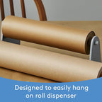 Woodpeckers Brown Kraft Paper Roll 30 inch Wide, 12000 inch Long, 1 Roll, Jumbo Roll for Eco Friendly Christmas Gift Wrapping Paper and Packing Paper