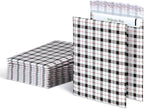 Quality Park Bubble Mailers, 8.25 x 11, Shipping Envelopes, Water Resistant Poly Padded Envelopes, Plaid, 25 Pack (QUA85872)