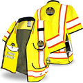 KwikSafety - Charlotte, NC - GODFATHER Safety Vest [CUSHIONED COLLAR + TABLET POCKET] ANSI OSHA
