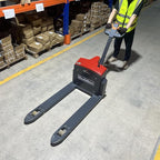 4400lbs Lithium-ion Electric Pallet Jack, 45"x27" Fork, 48V 50Ah Battery, Walkie Type Truck, Model EPT44