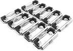 10 Pack Clipboard Clips 2.76" Mountable Metal Clipboards Hardware with Rubber Grip and Hanging Hole