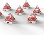 Brimar - 8.5" × 8.5" × 10″ - Do Not Stack Cone (Set of 50 cones) - 3.55mm Corrugated Cardboard- Durable Construction - Highly Visible Design
