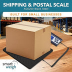 Smart Weigh Postal Scale Digital 440lb / 10g Shipping Scale Heavy Duty Tare Auto-Off LCD Handheld Business