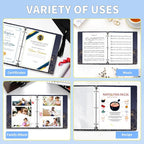 SUNEE Sheet Protectors 500 Packs for 3 Ring Binder, PVC-Free Clear Page Protectors 8.5x11 Inches Plastic Cover for Paper, Documents, Photos, Top Loading Binder Sleeves Letter Size