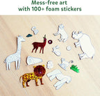 Skillmatics Foil Fun - Animals, No Mess Art for Kids, Travel Toys, Craft Kits, DIY Creative Activity, Christmas Gifts for Boys & Girls Ages 4, 5, 6, 7, 8, 9