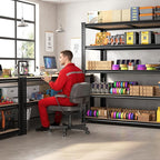 60" W Garage Shelving 72" H Metal Shelving 3500LBS Storage Shelves Heavy Duty 5 Tier Adjustable Shelving Unit for Storage Rack Pantry Shelf Commercial,60" W x 18" D x 72" H