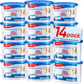 14 Pack Moisture Absorbers, 14 OZ Humidity Absorber Bucket, Moisture Absorbers for Closet, Dehumidifier Bucket for Wardrobes, Kitchens and Bathrooms, Fragrance Free Humidity Absorber