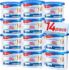 14 Pack Moisture Absorbers, 14 OZ Humidity Absorber Bucket, Moisture Absorbers for Closet, Dehumidifier Bucket for Wardrobes, Kitchens and Bathrooms, Fragrance Free Humidity Absorber