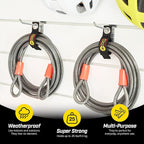 Heavy-Duty Wrap-It Storage Straps, 7-inch (6 Pack) - Hook and Loop Tool Cord Organizer, Extension Cord Hanger, Kitchen Cord Keeper, Cable Straps for Cords, Hoses, Rope, RV, and Garage Organization