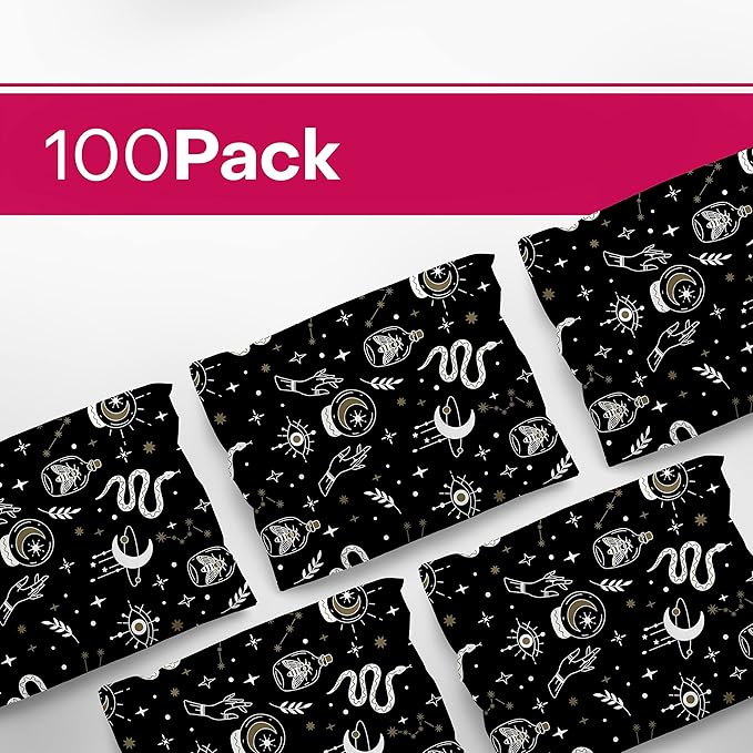 Package Mint Poly Mailers 14x19 100 Pack | Waterproof & Tear Resistant Mailing Envelopes | Small Business Supplies | Shipping Bags for Clothes | Cute Small Business Bags - Celestial Magic