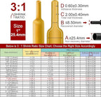 Chanzon 3:1 Ratio 1" (25.4mm) Heat Shrink Tubing - Marine Grade Waterproof Adhesive Lined - 4Ft Roll (1.22M Total Length) Yellow Polyolefin Sleeving Wrap Shrinking 3 to 1 Ratio 1pcs