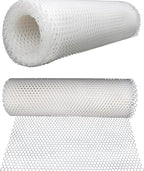 Plastic Wire Mesh Fence, Fencing Chicken Wire Fence with 1.8cm/0.7in Mesh Holes, for Pet Fencing Garden Balcony Grass Protection Farm Crafts(Size:Mesh 0.7in-3.3ft Wx33ft L,Color:White)