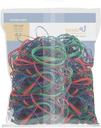 Upgrade Rubber Bands, Assorted Sizes & Colors, 1 lb Bag, USA