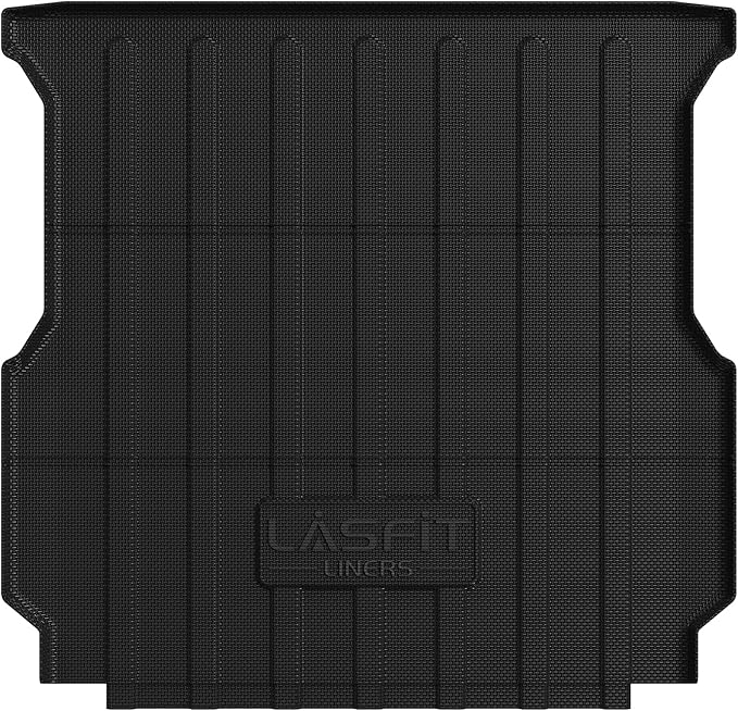 LASFIT Bed Mat for Rivian 2022-2026 R1T (4.5FT/4.5'Bed) Truck Bed, All Weather 4.5 ft Pick up Bed Liner for Rivian R1T Accessories, TPE Trunk Mat&Bed Liner (Not Fit Drop-in Liners)