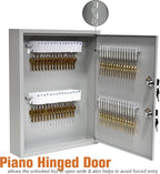 STEELMASTER by BankSupplies 60 Key Cabinet | Dual Lock Control Key Box | Welded 22 Gauge Steel Construction | Scratch Resistant | Write-On Key Tags for Easy Identification
