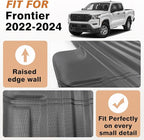 TripleAliners Truck Bed Mat Compatible with Nissan Frontier 2022 2023 2024 2025 2026 Accessories Crew Cab 5FT Vehicle Perfectly Flush All Weather Protection TPE Heavy Duty Pickup Car Bed Cargo Mat