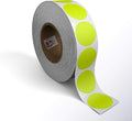 Kenco Color Coding Circle Dot Sticker Labels on a roll (Bright Yellow, 1 INCH 1000 Stickers)