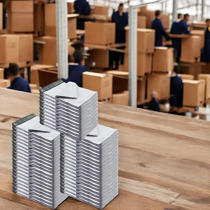iMBAPrice Poly Mailers 7.5x10.5 Inch, 1000-Pack – Small Size #2 White Shipping Bags Self-Seal Adhesive, Waterproof Mailing Envelopes for Jewelry, Makeup & Business Packaging