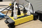 Digital Energy 15 Foot Long Surge Protector 8-Outlet Heavy Duty Metal Mountable 1050 Joules Protection Extension Cord Power Strip with Cord Management, 15 Foot Long Extension Cord, UL Listed