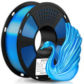 GEEETECH 3D Printer Silk PLA Filament 1.75mm Sky Blue, Shiny 3D Filament 1kg (2.2lbs) 1 Spool, Dimensional Accuracy +/- 0.02 mm, Silk Sky Blue