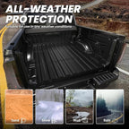 Lasfit Truck Bed Mat for Chevrolet Chevy Colorado/GMC Canyon 2015-2022, Only Fit 5FT Bed, Vehicle Bed Mat Custom Fit Flush All Weather Protection TPE Pickup Car Bed Liner