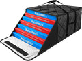 MyLifeUNIT Pizza Bag for Delivery, Thermal Insulated Pizza and Food Delivery Bag, 24" x 24" x 14" Pizza Warmer Bag, Holds 6-7 Large 22" Pizza Boxes, Hot Pizza Carrier Insulated Bags, Black