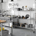 21" Deep x 54" Wide x 54" Height Wire Shelving Kit | 3-Tier | NSF Commercial Storage Rack Unit