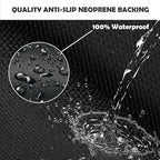 450 GSM Extra Thick Waterproof Black Carpet Runner for Events Decorations, 3X20 Ft Not Slip Black Runner Aisle Runway Rug for Wedding, Party, Banquet, Activity Entrance and Special Events Decorations