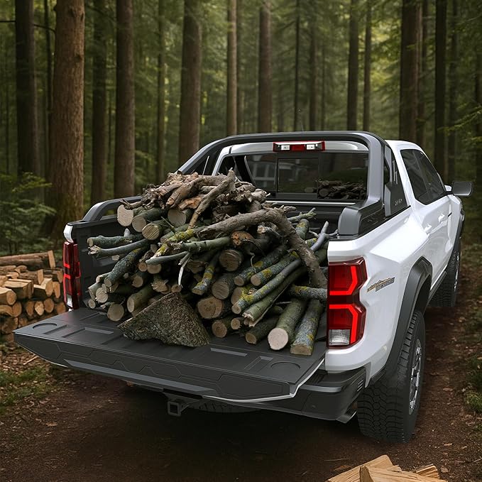 Truck Bed Mat for 2026 2025 2024 Toyota Tacoma, All Weather Truck Bed Liner for 2026 2025 Toyota Tacoma Accessories, 5FT TPE Cargo Liner Truck Mat