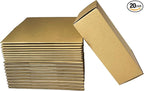 Shipping Boxes Corrugated Cardboard Mailer Boxes Literature Mailer for Packaging Small Business Craft Gifts Giving Products (Brown, 12x9x4)