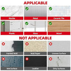 Double Sided Tape Heavy Duty 1in x 10ft, Heavy Duty Removable Mounting Tape, Adhesive Strips Double Sided Mounting Tape, Strong Foam Tape for Walls Picture Hanging Poster, Car, LED Strip Light