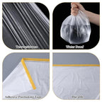 4 Rolls 8.8 x 65 Feet Plastic Sheeting Pre-Taped Masking Film Drop Cloth for Painting, Automotive Covering and Appliance Protection