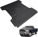 Truck Bed Mat for Dodge Ram 1500 2002-2018 & Ram 2500/3500 2002-2026 & Ram 1500 Classic 2019-2024 (Not for Optional Rambox), All Weather Truck Bed Liner 6.4FT 76.8'' TPE Cargo Mat