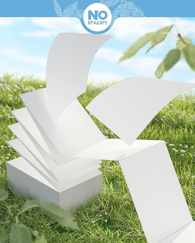 4x6 Thermal Shipping Label Paper for Direct Thermal Label Printer USPS UPS Address Mailing Stickers Big Packing Fanfold White 500 Labels/Stack,8 Stacks, Total 4000PCS