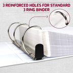 Heavy Duty Sheet Protectors for 3 Ring Binder, 100 Count Clear Page Protectors, Top Loading Plastic Sleeves 8.5 x 11 inch