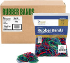 Upgrade Rubber Bands, Assorted Sizes & Colors, 1 lb Bag, USA