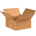 TAPE LOGIC 7x7x3 Flat Corrugated Boxes, Flat, 7L x 7W x 3H, Pack of 25 | Shipping, Packaging, Moving, Storage Box for Home or Business, Strong Wholesale Bulk Boxes