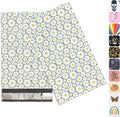 6x9 Poly Mailers – Floral Daisy – Waterproof, Tear-Resistant Shipping Bags with Adhesive Seal – 200 Pack – Package Mint