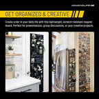 24"x48" - Magnetic Board - Memo & Vision Board for Home, Office, and Classroom - Magnet Board for Kids - Pre-drilled Mounting Screws Included