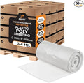 Xpose Safety Clear Plastic Sheeting (Bulk Full Pallet 50 Pack) – 20' x 100' Rolls – Heavy Duty 3.4 Mil Poly Sheet – Waterproof, Dustproof, Vapor Barrier – for Construction, Painting, Industrial Use