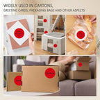 PARLAIM 3" Diameter Round Red Color Coding Sticker, 4 Rolls 2000PCS Circle Dot Label,Permanent for Inventory Box Labeling