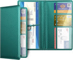 FINPAC Car Registration and Insurance Card Holder, Vehicle Glove Box Card Organizer Wallet Automobile Accessories for License