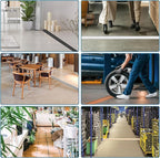 Floor Cord Covers for Wires 12FT Cable Hider Wire Cover Self Adhesive Cord Hider Floor for Offices, Homes, Workshops, Warehouses Cable Cavity 0.39" W x 0.27" H