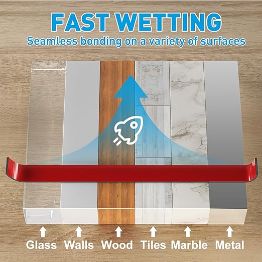 EMITEVER Double Sided Tape Heavy Duty, Tesa Adhesive Mounting Tape Waterproof, 0.94IN x 18FT Strong Acrylic Foam Tape for Walls, Automotive, Home Office Decor