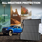 Truck Bed Mat Fit for 2019-2026 Chevy Silverado 1500 & Sierra 1500, 5.8FT All Weather Heavy Duty TPE Rear Bed Liner for 2025 Chevrolet Silverado Accessories (Not Fit for 5.5'/6.8'/8.2' Bed)